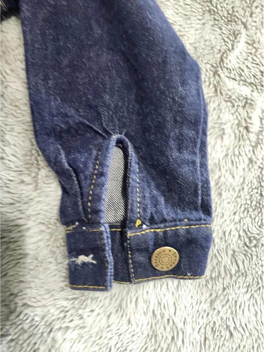 Vintage 1980s Seasame Street Kids Jean Jacket Rare Size 6